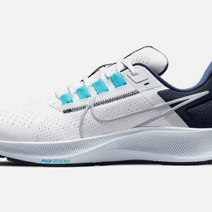 Nike Air Zoom Pegasus 38 White Midnight Navy 2021 - CW7356101